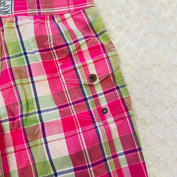 Polo Ralph Lauren Mens Plaid Pink Beach Swim Board Shorts Bathing Suit Trunks - Picture 3 of 8